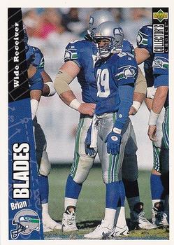 Brian Blades Seattle Seahawks 1996 Upper Deck Collector's Choice NFL #165
